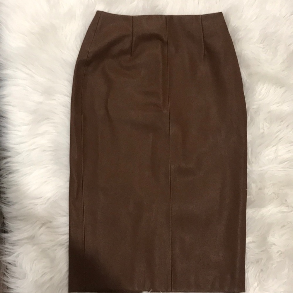 Leather skirt